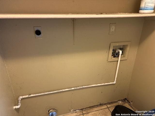 9151 Tree Vlg, San Antonio, TX 78250 - laundry area featuring hookup for a washing machine and electric dryer hookup
