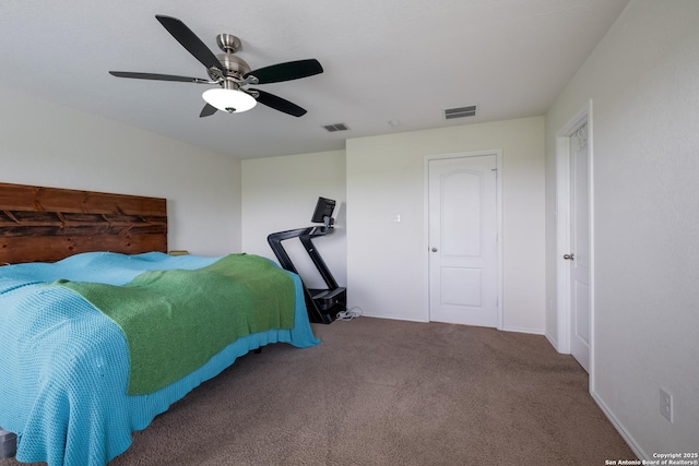 1303 Citlali Sun, San Antonio, TX 78245 - bedroom featuring a ceiling fan, carpet flooring, and baseboards