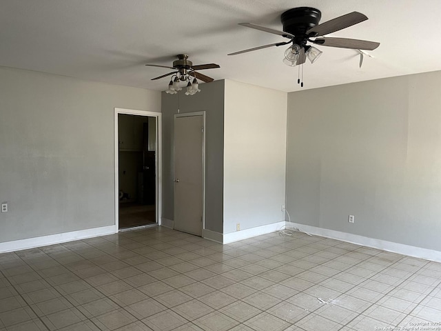 608 Leona St, Cotulla, TX 78014 - unfurnished room featuring a ceiling fan and baseboards