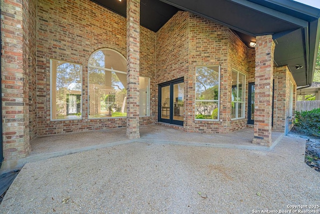 17338 Fountain Mist, San Antonio, TX 78248 - doorway to property with brick siding