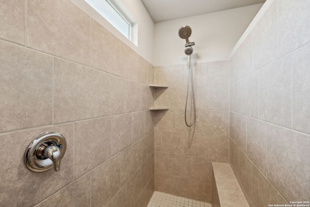 31575 Meander, Bulverde, TX 78163 - bathroom featuring a tile shower