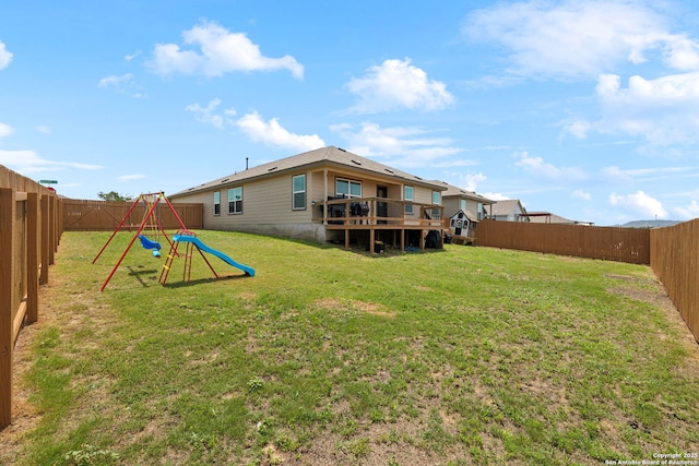 31575 Meander, Bulverde, TX 78163 - back of house with a playground