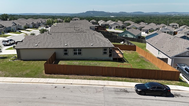 31575 Meander, Bulverde, TX 78163 - aerial view of residential area featuring a mountainous background