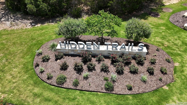 31575 Meander, Bulverde, TX 78163 - community sign featuring a yard
