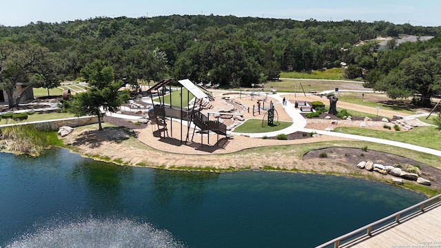 31575 Meander, Bulverde, TX 78163 - bird's eye view of a forest and a large body of water