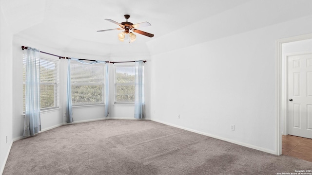 8818 Ash Mdw, Universal City, TX 78148 - carpeted spare room featuring ceiling fan and baseboards