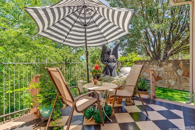 1414 W Bitters # 3, San Antonio, TX 78248 - view of patio