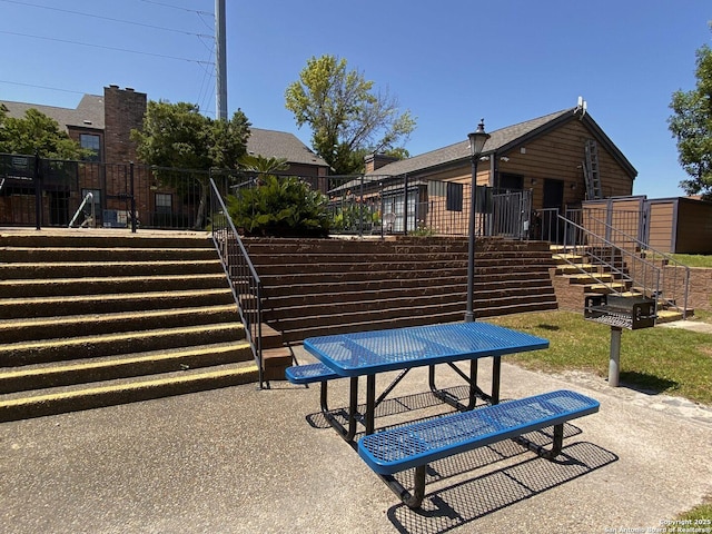 4803 Hamilton Wolfe Rd, San Antonio, TX 78229 - view of property's community featuring stairway and fence