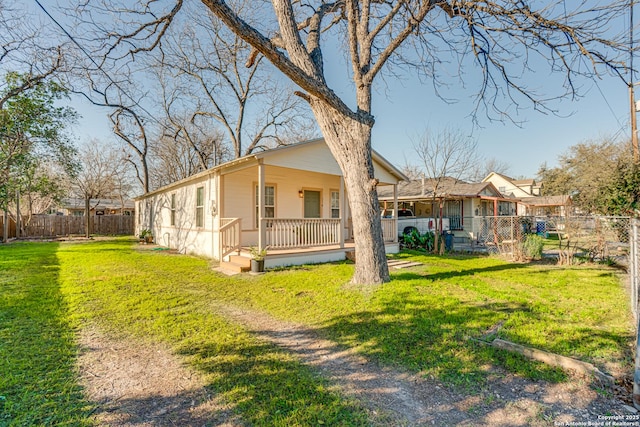 318 Elks, San Antonio, TX 78211 - back of house with a porch