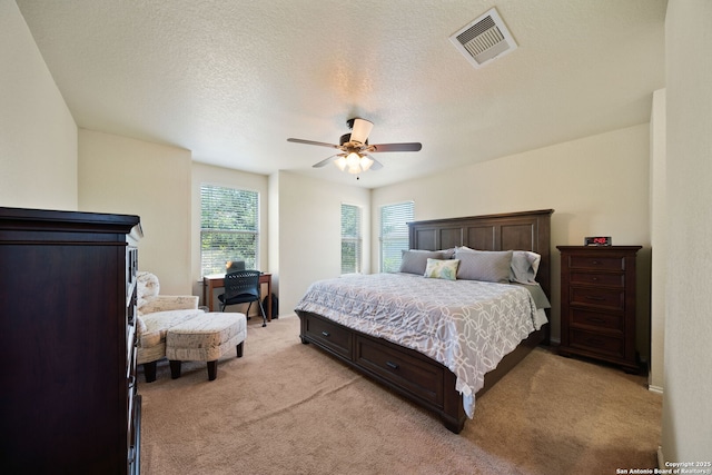 623 Cherokee, New Braunfels, TX 78132 - bedroom featuring light colored carpet and a ceiling fan