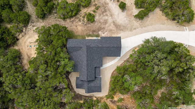580 Compass Rose, Canyon Lake, TX 78133 - view from above of property