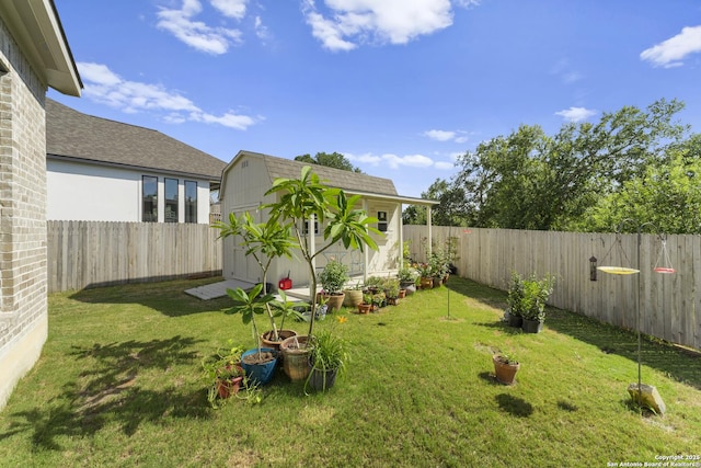 63 Ricadonna, San Antonio, TX 78253 - view of yard featuring a shed and an outbuilding