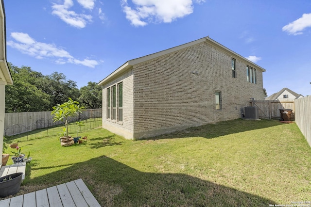 63 Ricadonna, San Antonio, TX 78253 - view of side of home featuring brick siding and central AC