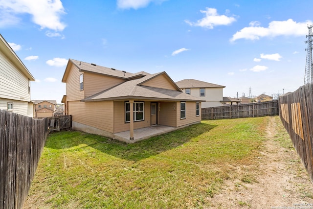 1407 Frio Eagle, San Antonio, TX 78245 - back of house featuring a patio area and roof with shingles