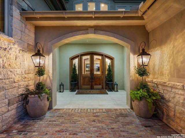 52 Oakland Hls, Boerne, TX 78006 - entrance to property with french doors and stucco siding