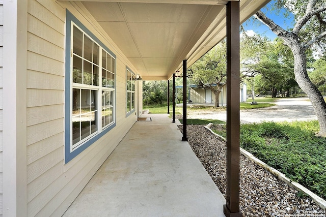 661 Abels Way, Canyon Lake, TX 78133 - view of patio featuring a porch