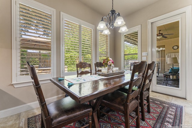 135 Penns Way, Shavano Park, TX 78231 - dining space with a chandelier and plenty of natural light