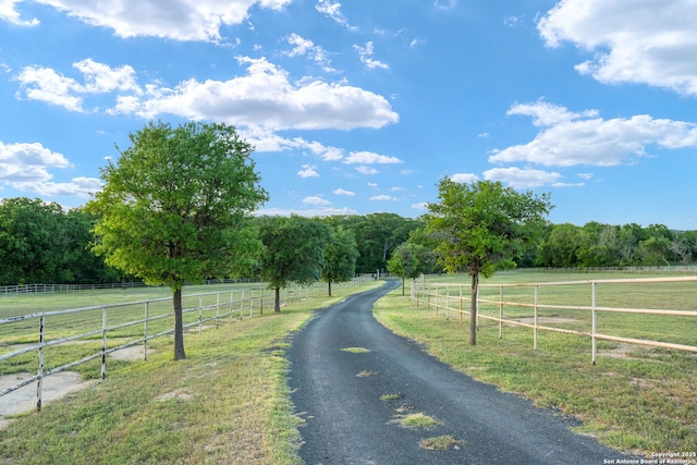 25 Zoeller Ln, Boerne, TX 78006 - view of asphalt road featuring a view of rural / pastoral area and a view of trees