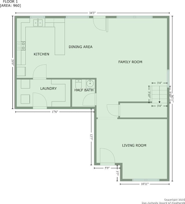 1427 Alaskan Wolf, San Antonio, TX 78245 - home floor plan