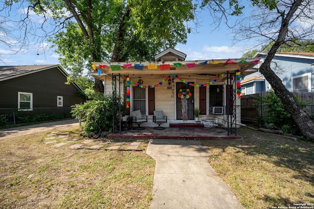 2332 Houston, San Antonio, TX 78202 - view of front of property with a porch and cooling unit