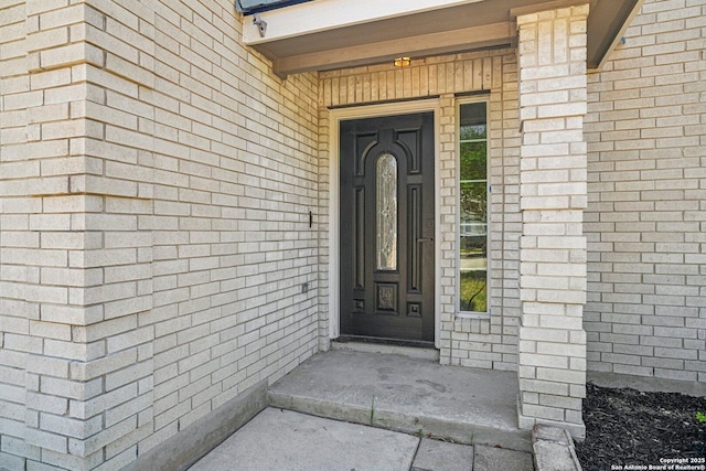 7230 Sunrise Lk, San Antonio, TX 78244 - property entrance featuring brick siding