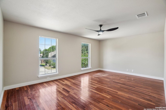 7230 Sunrise Lk, San Antonio, TX 78244 - spare room with ceiling fan, wood-type flooring, and baseboards