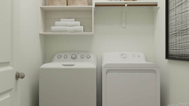 9437 Spanish Oak, Corpus Christi, TX 78409 - laundry room featuring washer and clothes dryer