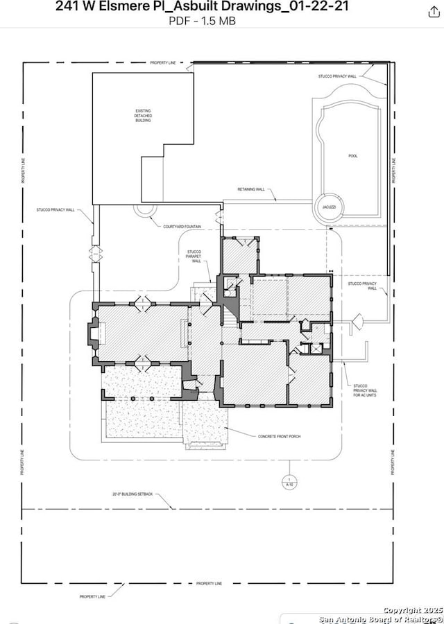 241 W Elsmere, San Antonio, TX 78212 - home floor plan