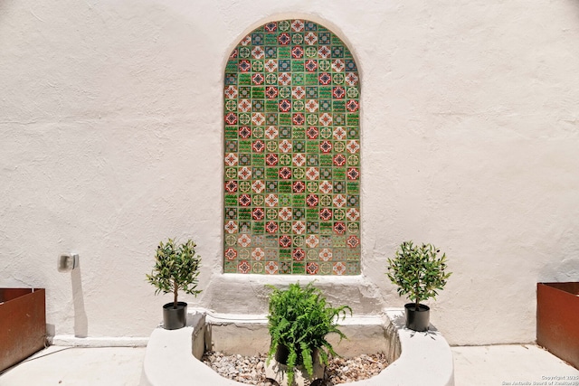 241 W Elsmere, San Antonio, TX 78212 - detailed view of a textured wall