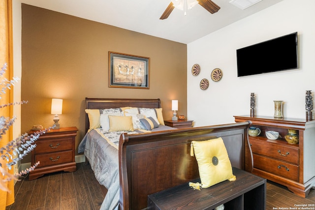 4438 Saddle Spur, San Antonio, TX 78253 - bedroom with wood finished floors and a ceiling fan