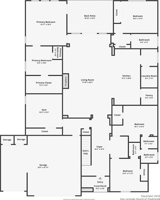 4438 Saddle Spur, San Antonio, TX 78253 - property floor plan