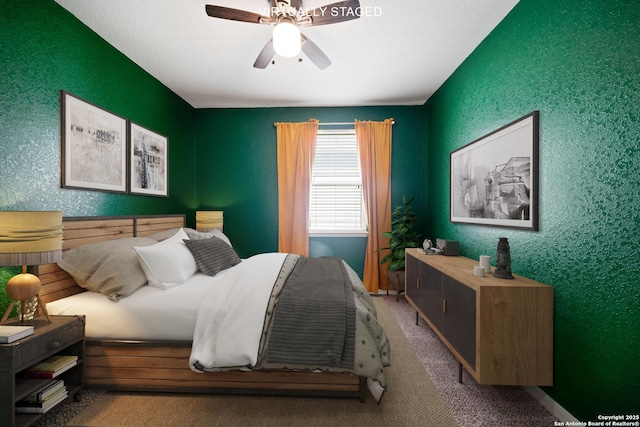 2060 Oedipus, San Antonio, TX 78245 - carpeted bedroom featuring a ceiling fan