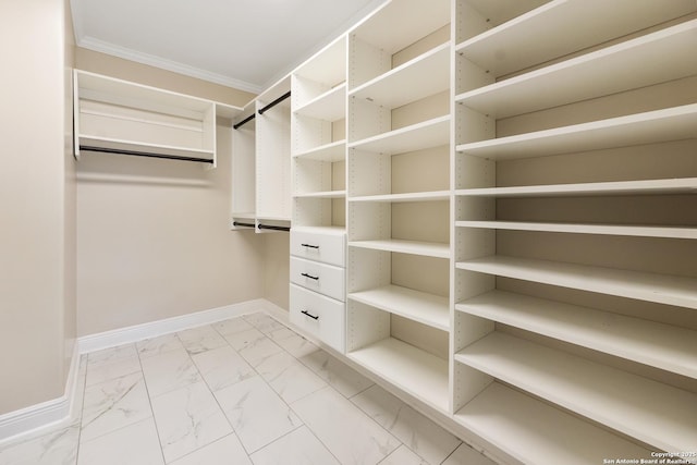 129 Elmview, Alamo Heights, TX 78209 - spacious closet with light marble finish flooring
