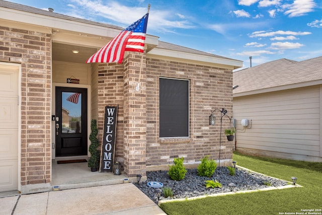 6718 Carlton Crst, San Antonio, TX 78253 - view of exterior entry with brick siding