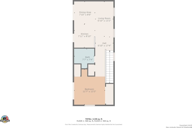 414 Clay Unit 101, & San Antonio, TX 78204 - home floor plan