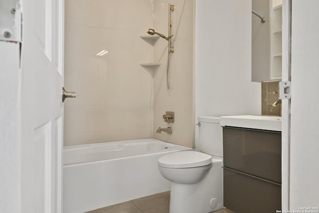 414 Clay Unit 101, & San Antonio, TX 78204 - full bath with bathtub / shower combination, tile patterned flooring, toilet, and vanity