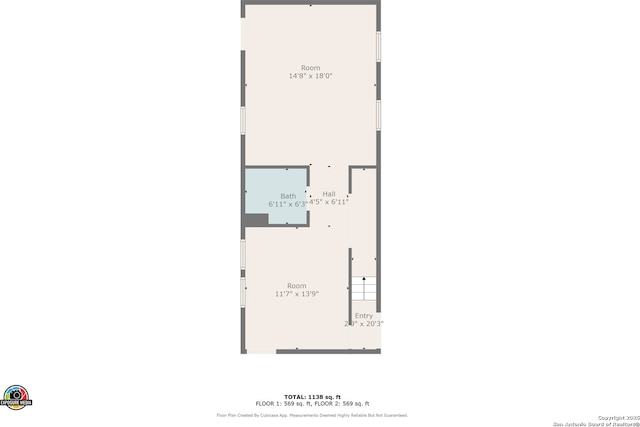 414 Clay Unit 101, & San Antonio, TX 78204 - property floor plan