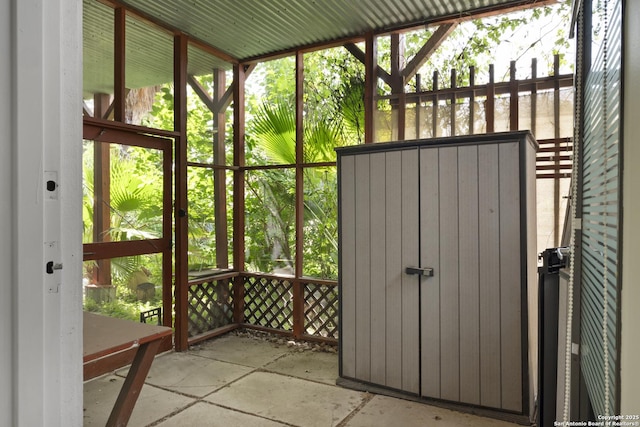 414 Clay Unit 101, & San Antonio, TX 78204 - view of unfurnished sunroom