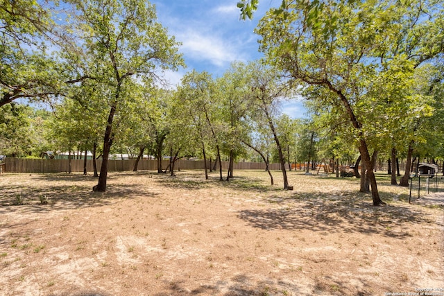 184 Great Oaks Ln, Vernia, TX 78121 - view of yard with fence