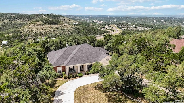 573 Mountain Oaks Dr, Canyon Lake, TX 78133 - view from above of property