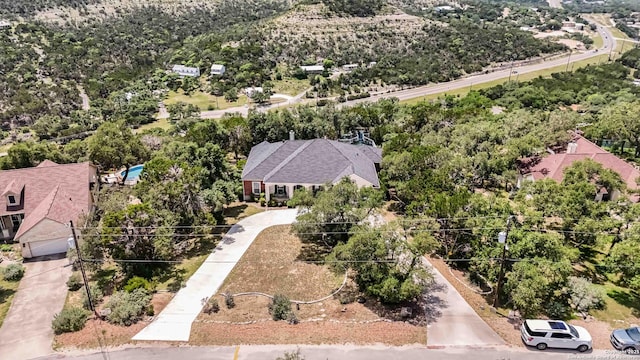 573 Mountain Oaks Dr, Canyon Lake, TX 78133 - drone / aerial view of a tree filled landscape