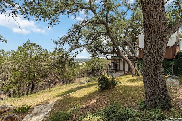 573 Mountain Oaks Dr, Canyon Lake, TX 78133 - view of yard