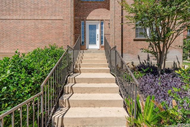 25233 Battle Lk, San Antonio, TX 78260 - entrance to property with brick siding