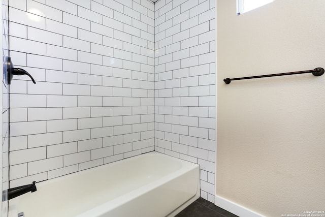 239 Surrey, San Antonio, TX 78225 - bathroom with baseboards and tub / shower combination