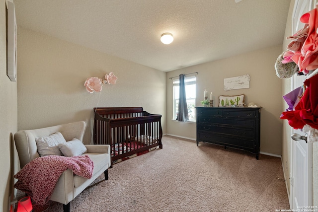 184 Jolie Cir, Boerne, TX 78015 - bedroom with carpet floors, baseboards, and a textured ceiling