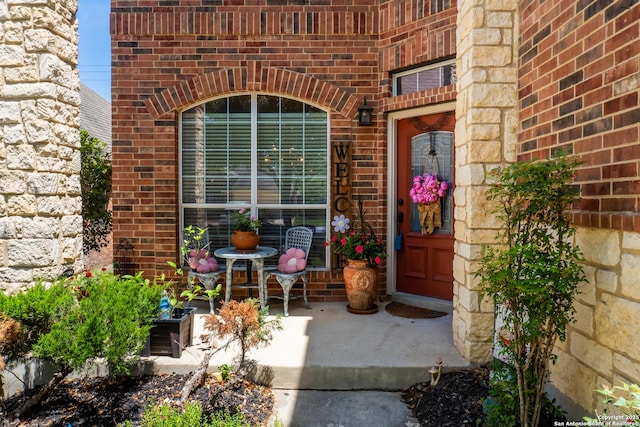 3351 Highline Trl, San Antonio, TX 78261 - view of exterior entry with brick siding
