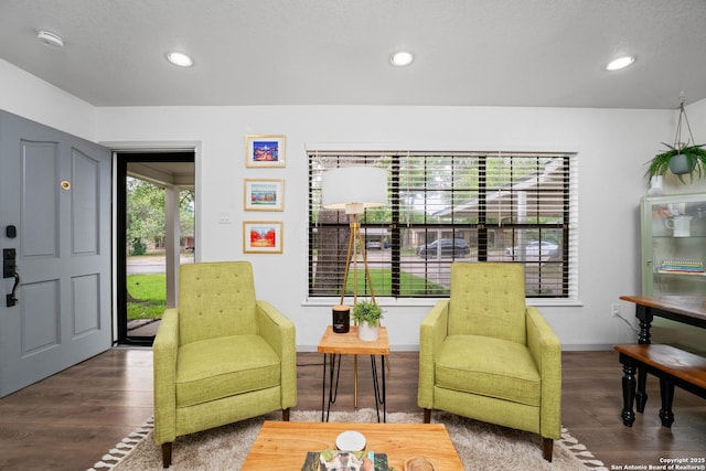 351 Barbara, San Antonio, TX 78216 - living area with wood finished floors and recessed lighting