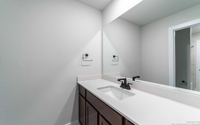 13226 Blue Flame, San Antonio, TX 78245 - bathroom featuring vanity and baseboards