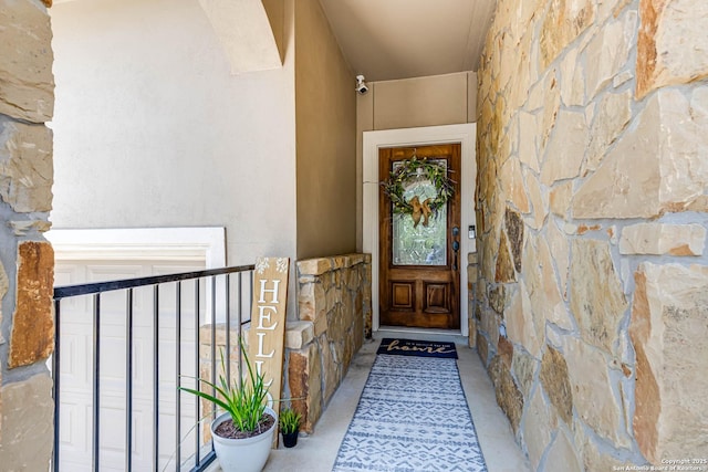 23022 Airedale Ln, San Antonio, TX 78260 - view of exterior entry with stucco siding