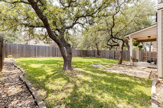 23022 Airedale Ln, San Antonio, TX 78260 - view of yard with a patio area